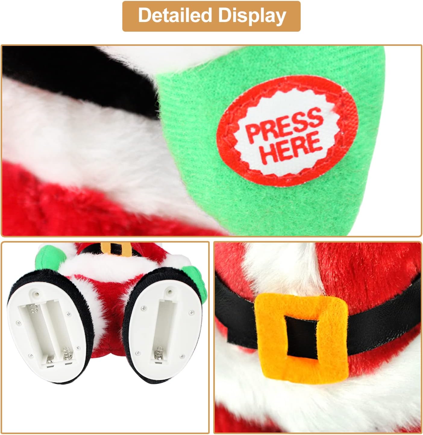 Twerking Santa Claus Toy with Singing and Dancing